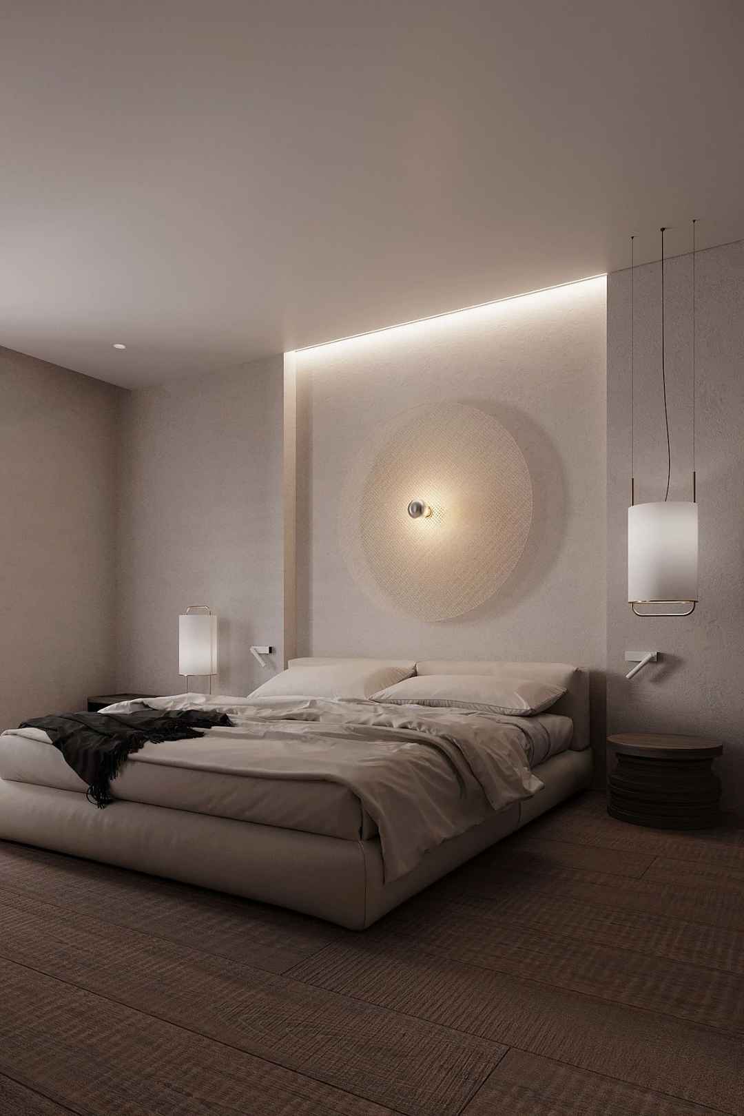 170平现代风卧室装修效果图
