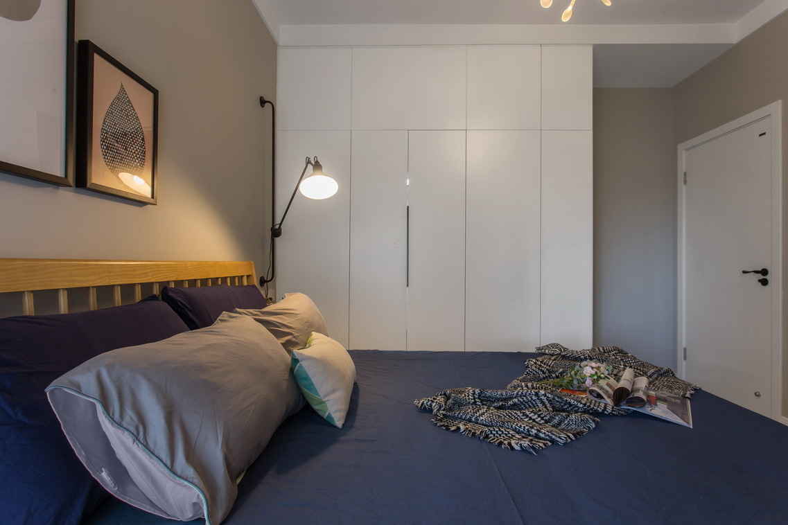 125m²现代北欧风卧室装修效果图