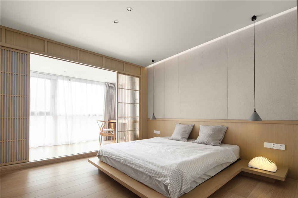 168平现代日式风卧室装修效果图