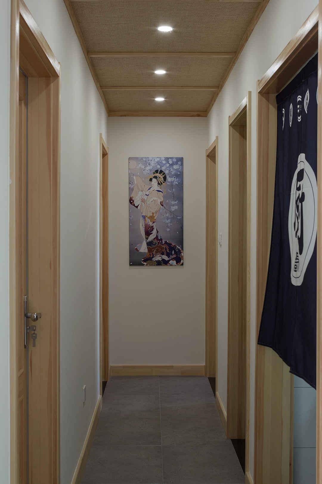 日式风格三居走廊装修效果图