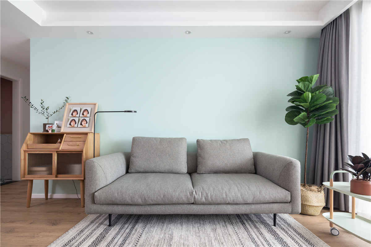 北欧风格三居室沙发背景墙装修效果图