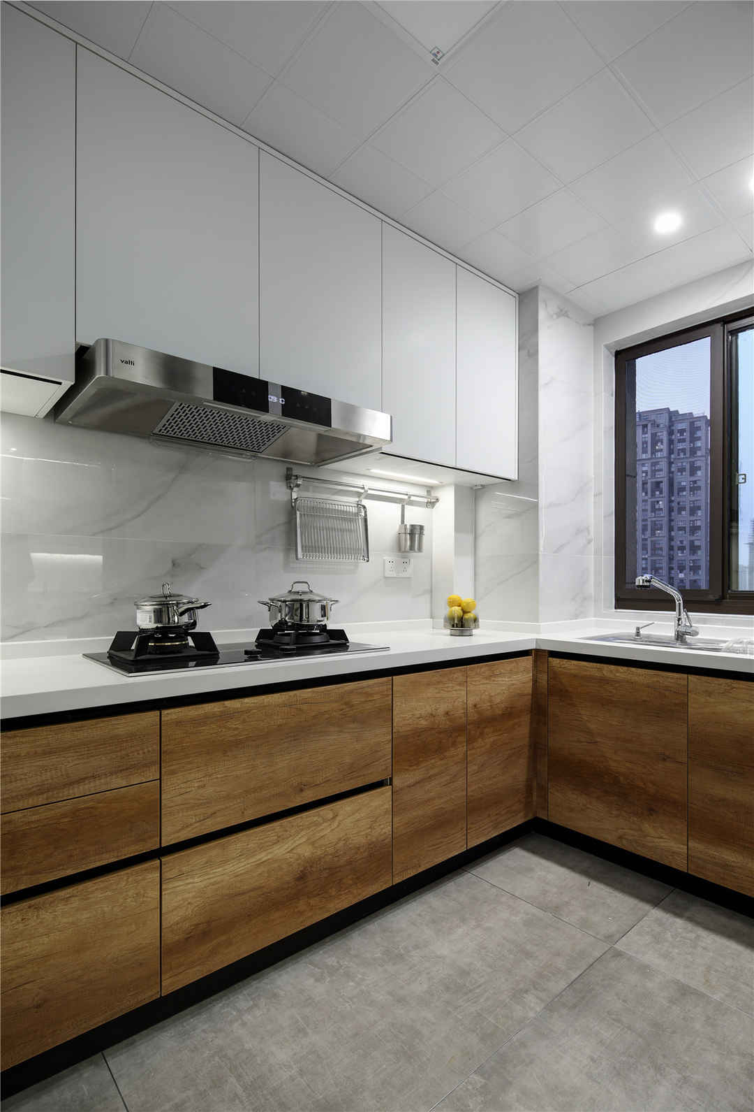 130m²现代简约厨房装修效果图