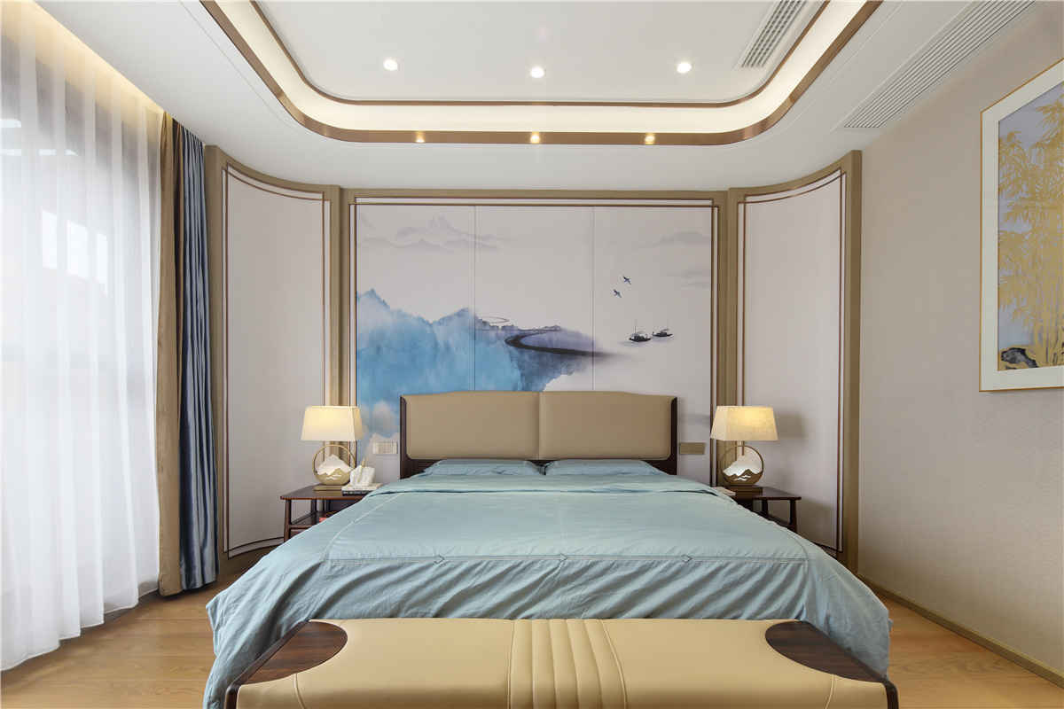 新中式风格装修效果图2024卧室