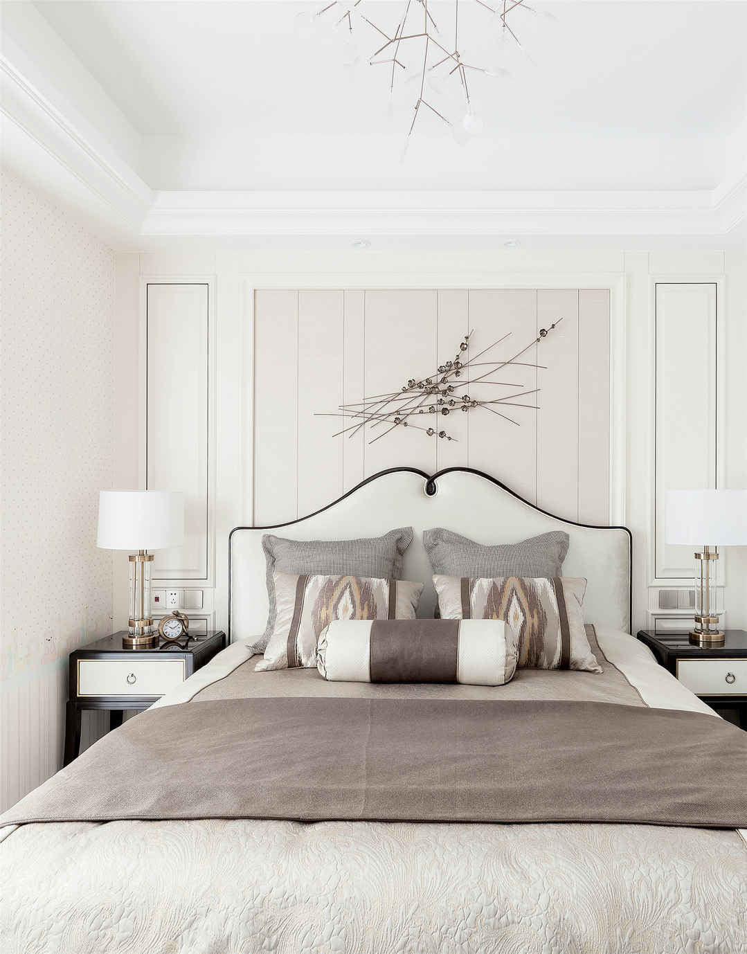 卧室新古典美式风装修效果图片欣赏