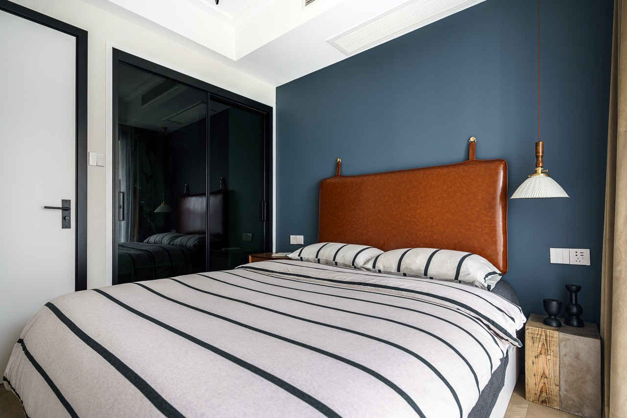 89平米两居室装修效果图片现代简约卧室