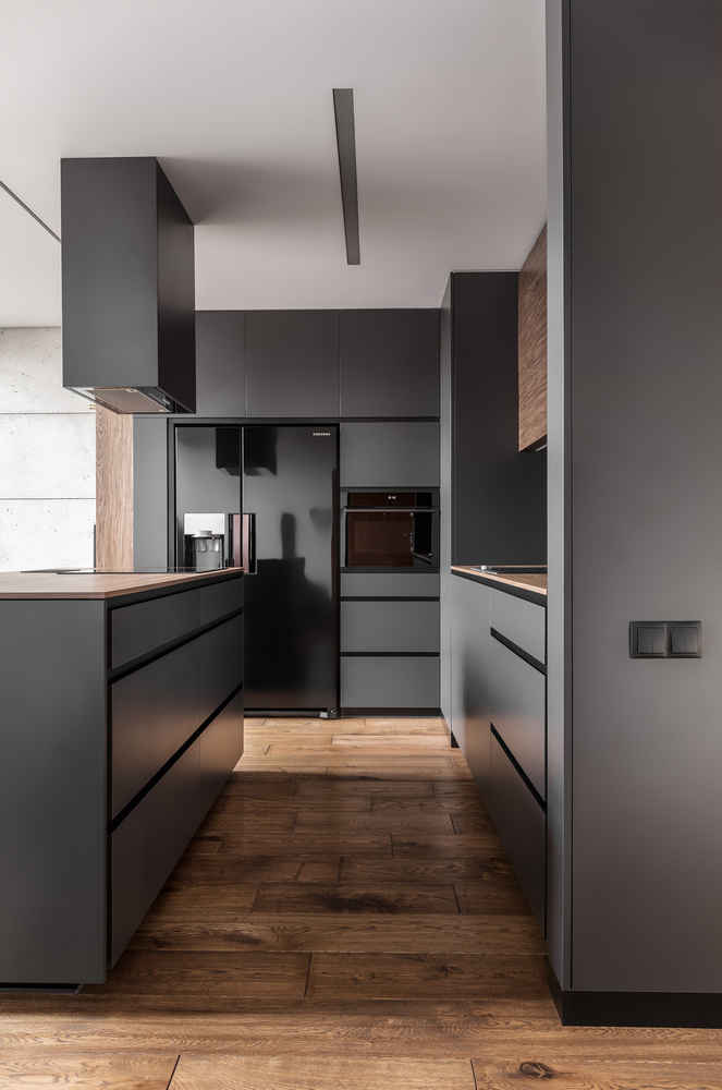 复式公寓厨房装修效果图80平米小户型